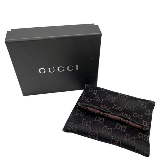 Gucci Plate Necklace 2 Rows Ball Chain Necklace Sv925 Unisex Unused Item - Picture 6 of 6